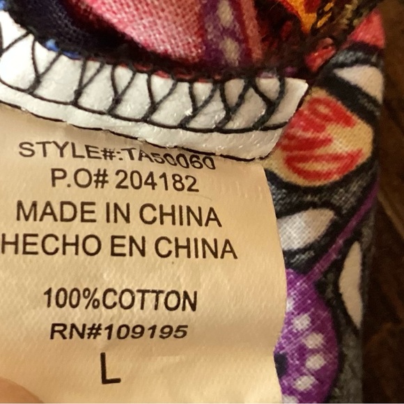 It Girl Women's African Dashiki Cotton Shirt - Picture 7 of 8